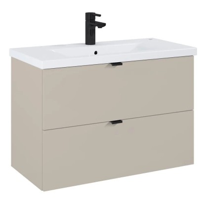 Roca Umývadlová skrinka Cheese 2.0 2Z, dymová sivá mat, 53 x 80 x 38,4 cm