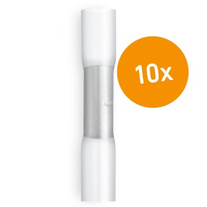Zmršťovacia krimpovacia spojka Steinel, Ø 4-6 mm, biela, balenie 10 ks.