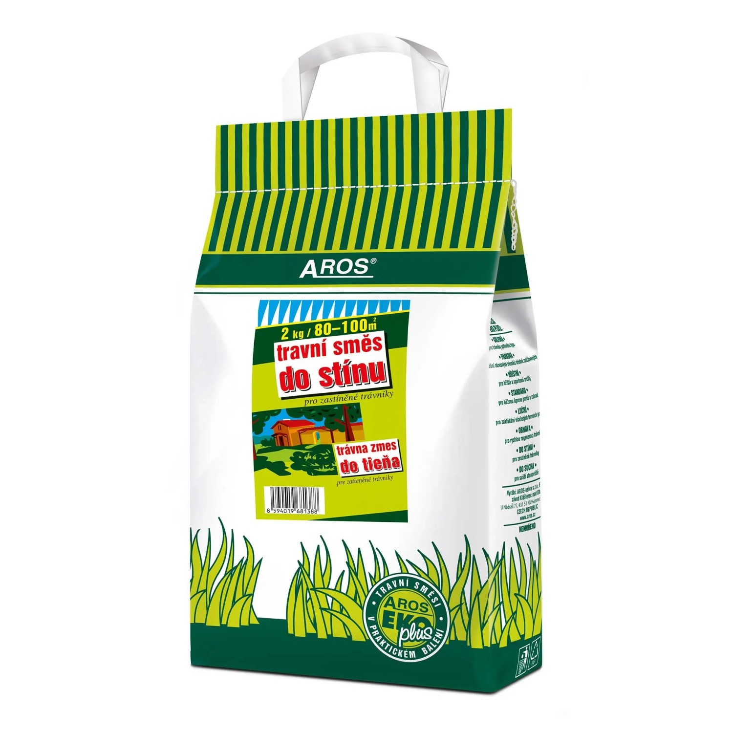 E-shop Aros Trávna zmes do tieňa 2 kg