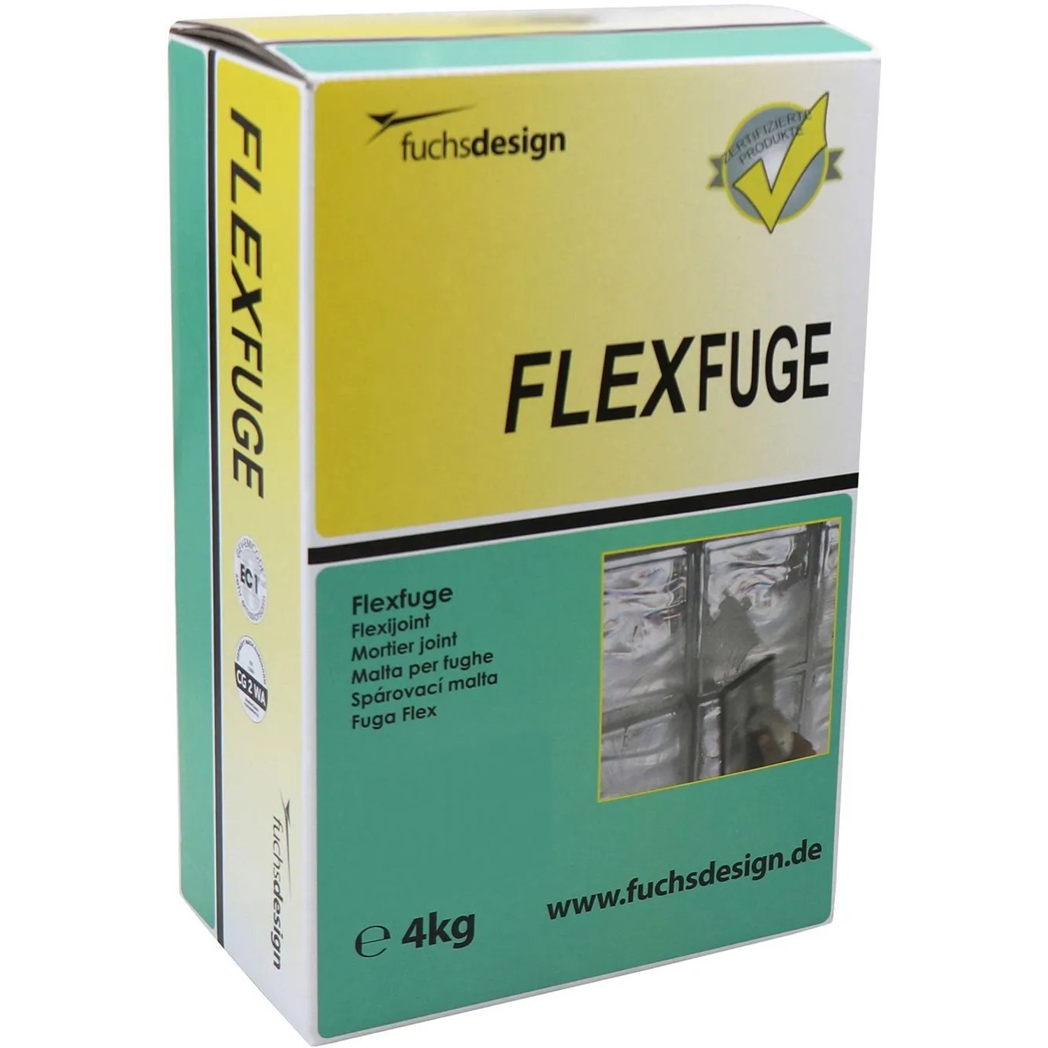 E-shop Fuchs Design Škárovacia hmota pre luxfery FlexFuge biela 4 kg