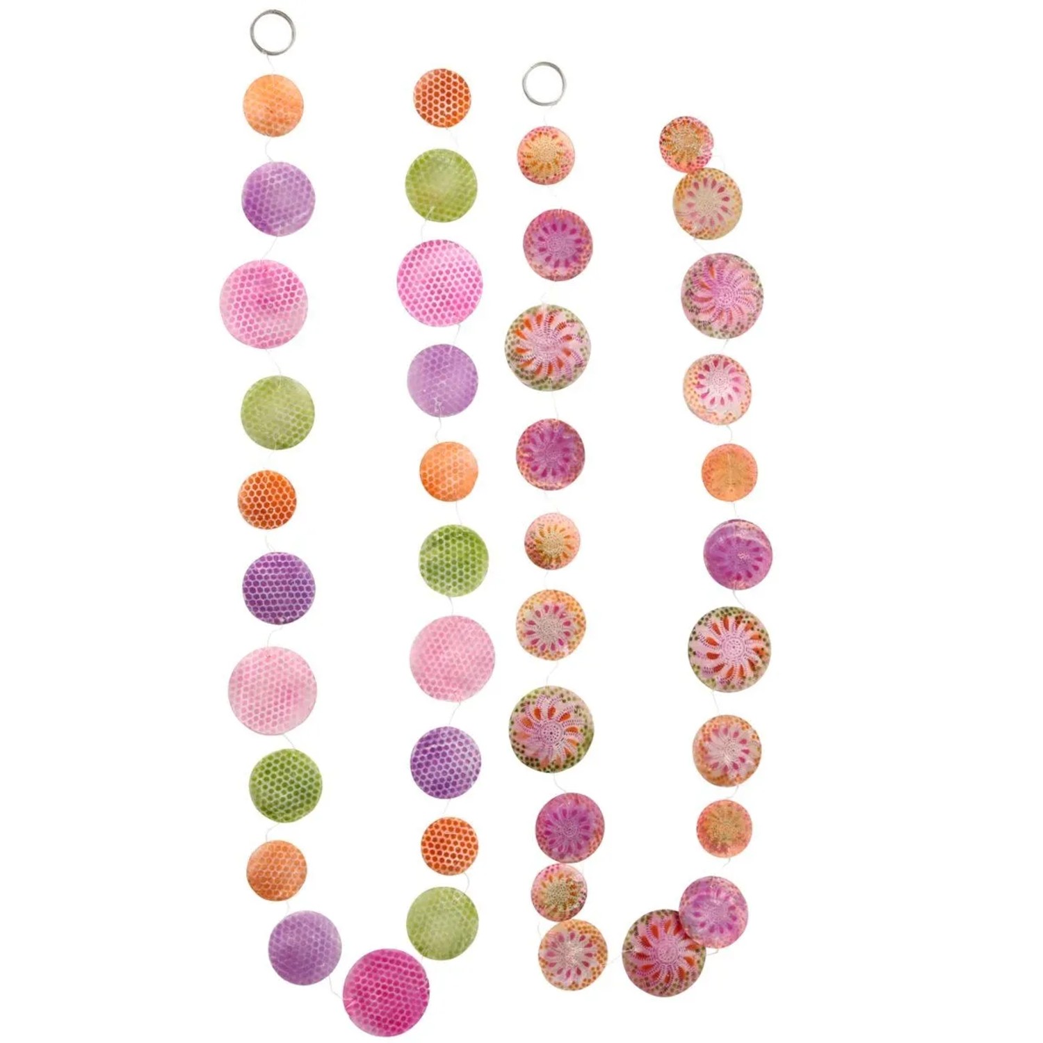 E-shop Boltze Girlanda Capiz Multi, rôzne druhy, 180 cm, 1 ks
