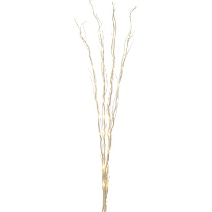 LED vetvičky 40 LED diód s teplým bielym svetlom hnedé alebo biele