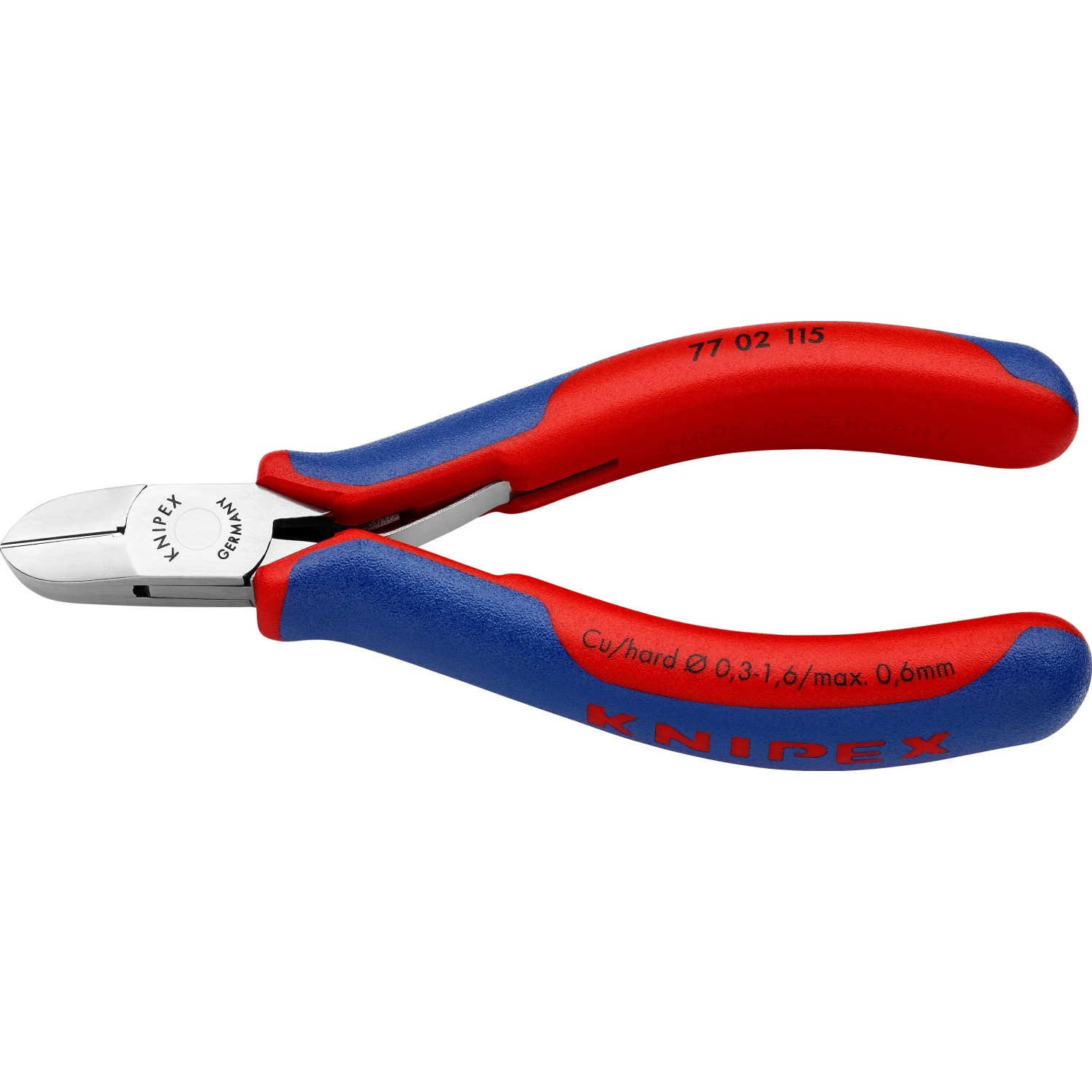 E-shop Knipex Bočné štiepacie kliešte na elektroniku, viaczložkové návleky, 115 mm