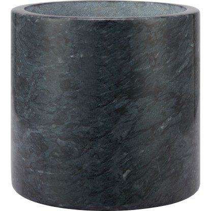 Kvetináč z mramoru, čierna, pr. 15 cm