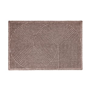 Pieskovo sfarbená rohožka Astra Graphic Deluxe, 45x75 cm, s moderným grafickým vzorom.