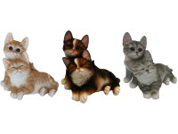 Dekoratívna figúrka páru mačiatok 19 cm