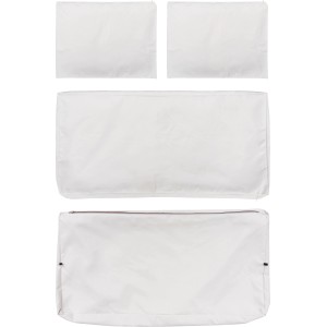 Náhradné poťahy na vankúše, 4-dielna súprava, pre lounge set Bostonia, béžové, polyester.
