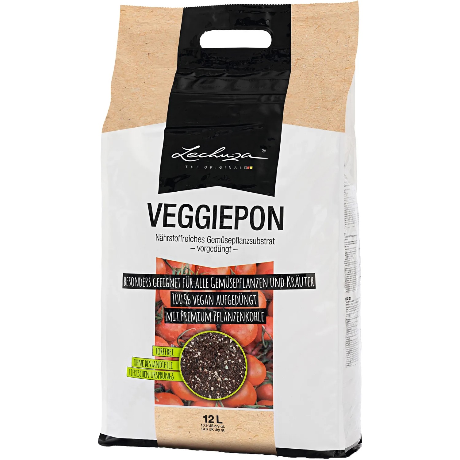 E-shop LECHUZA VEGGIEPON Špeciálny substrát pre zeleninu 12 l