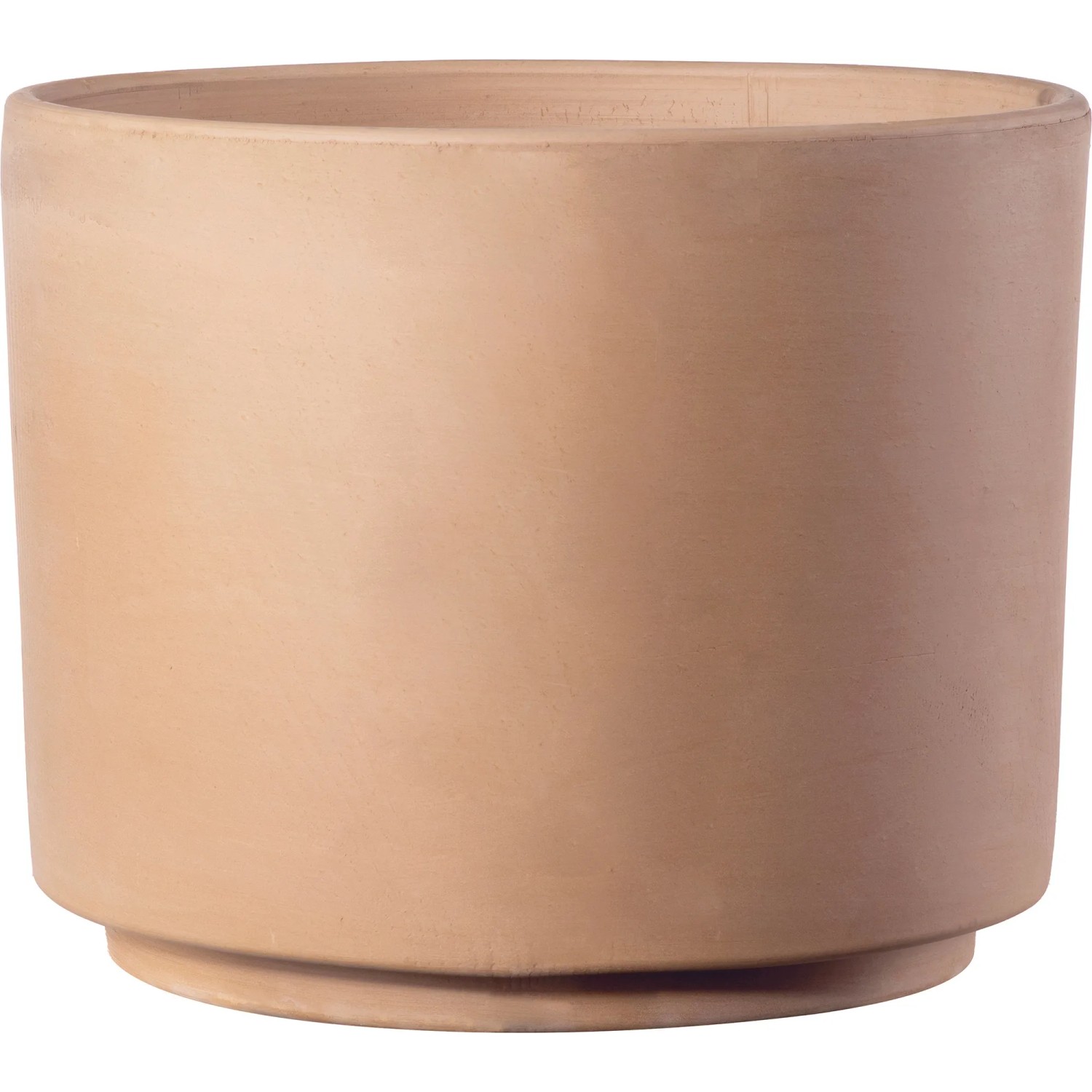 E-shop Deroma Terakotový kvetináč MODUL´O Cyilinder biely pr. 25,2 x 20,7 cm