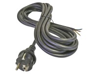 Emos Flexo šnúra gumová čierna 3 x 2,5 mm2, 3 m