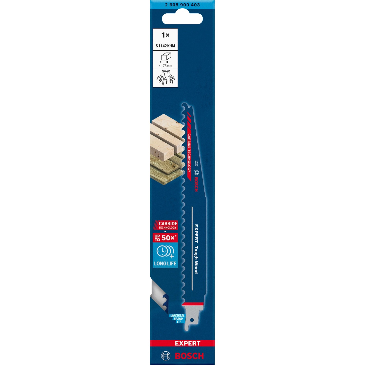 E-shop Bosch Pílový list do píly chvostovky Expert S 1142 KHM Tough Wood