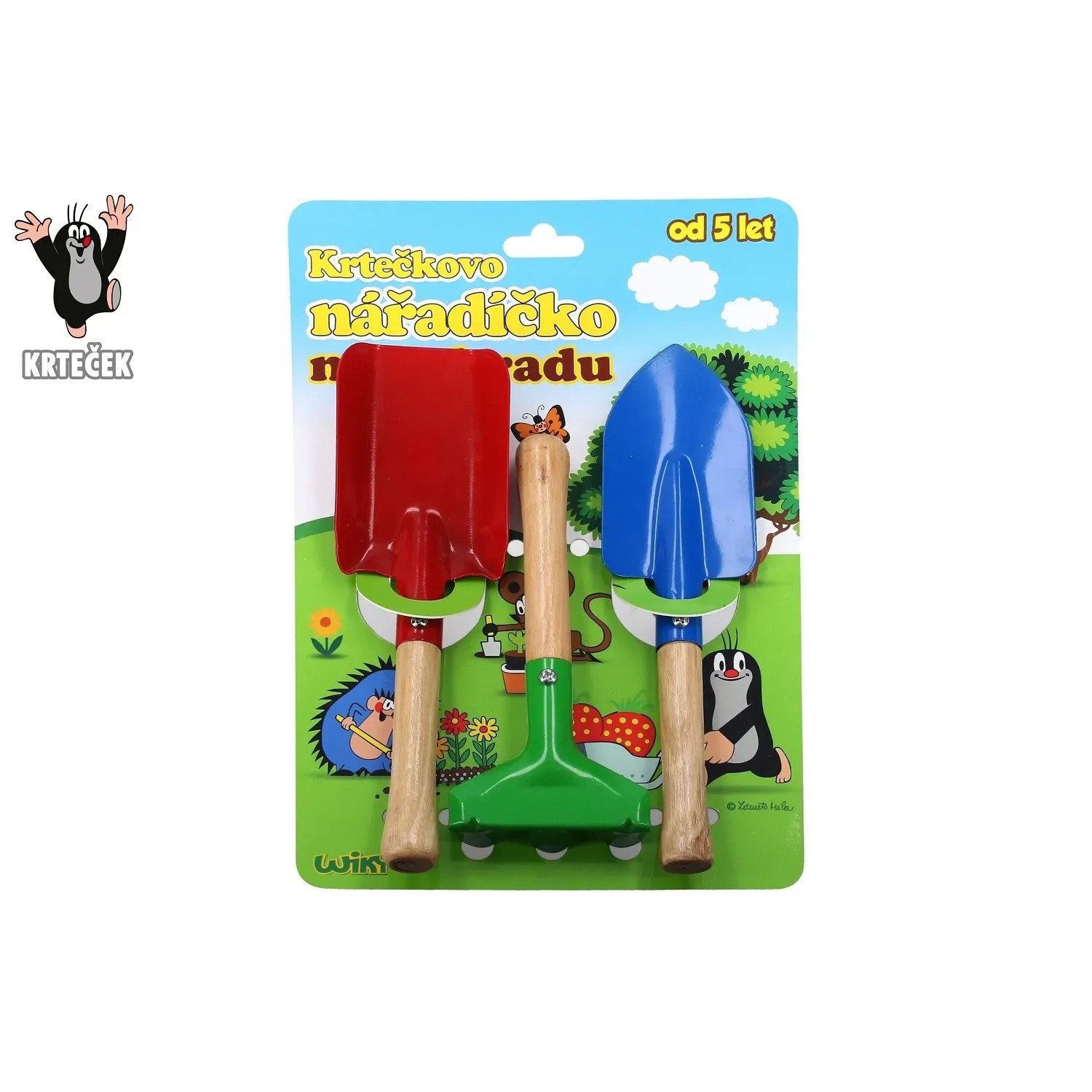 E-shop Wiky Náradie záhradné kovové Krtko, 3 ks