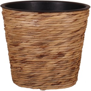 Prírodný kvetináč z vodného hyacintu, Ø 30 cm, pre vnútorné použitie.