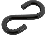 S-hák čierny, 4,8 x 50 mm, 2 ks