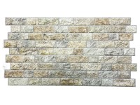 PVC obkladový panel Stone Beige 0,35 mm, 96,2 x 49,9 cm