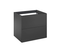 Roca Umývadlová skrinka Elegant Plus 2x zásuvka antracit matná 53 x 60 x 44,9 cm
