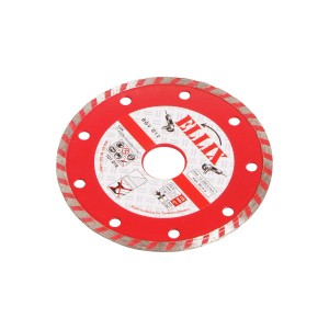 Diamantový turbo kotúč 115 mm pre uhlové brúsky, na rezanie kameňa a betónu.