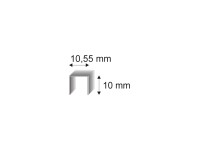 RON Spony čalúnnické 581/10 BL, dĺžka 10,55 x 10 mm, 1000 ks