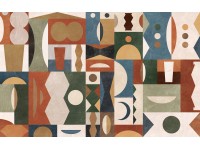 Komar Samolepiace vliesové fototapety Tribal Tiles 400 x 250 cm