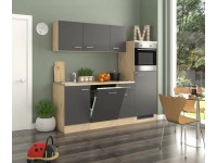 Flex-Well Kuchyňa Morena 210 cm/typ 1 - chladnička/rúra/varná doska/umývačka