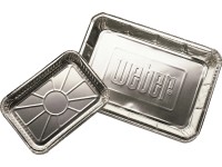 Weber Malá hliníková odkvapkávacia miska, 10 ks, 3,56 x 15,24 x 21,84 cm