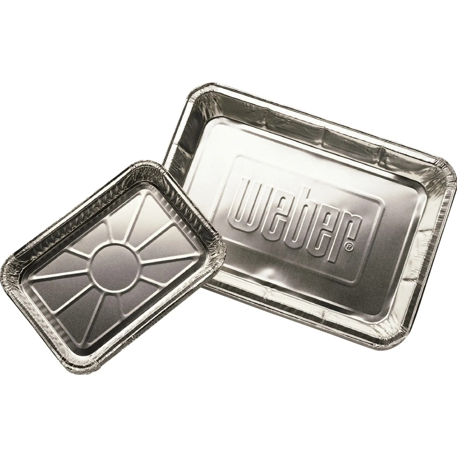 E-shop Weber Malá hliníková odkvapkávacia miska, 10 ks, 3,56 x 15,24 x 21,84 cm