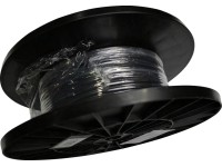 Silový kábel plochý CYKYLO-J 2x1,5 mm, čierna (cievka) - metráž