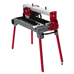 Radiálna rezačka obkladov Einhell TE-TC 620 U so skladacím rámom pre veľké formáty obkladov.