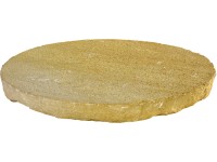 Pieskovcový náslapný kameň, zlatohnedá Tirano, pr. 30 cm