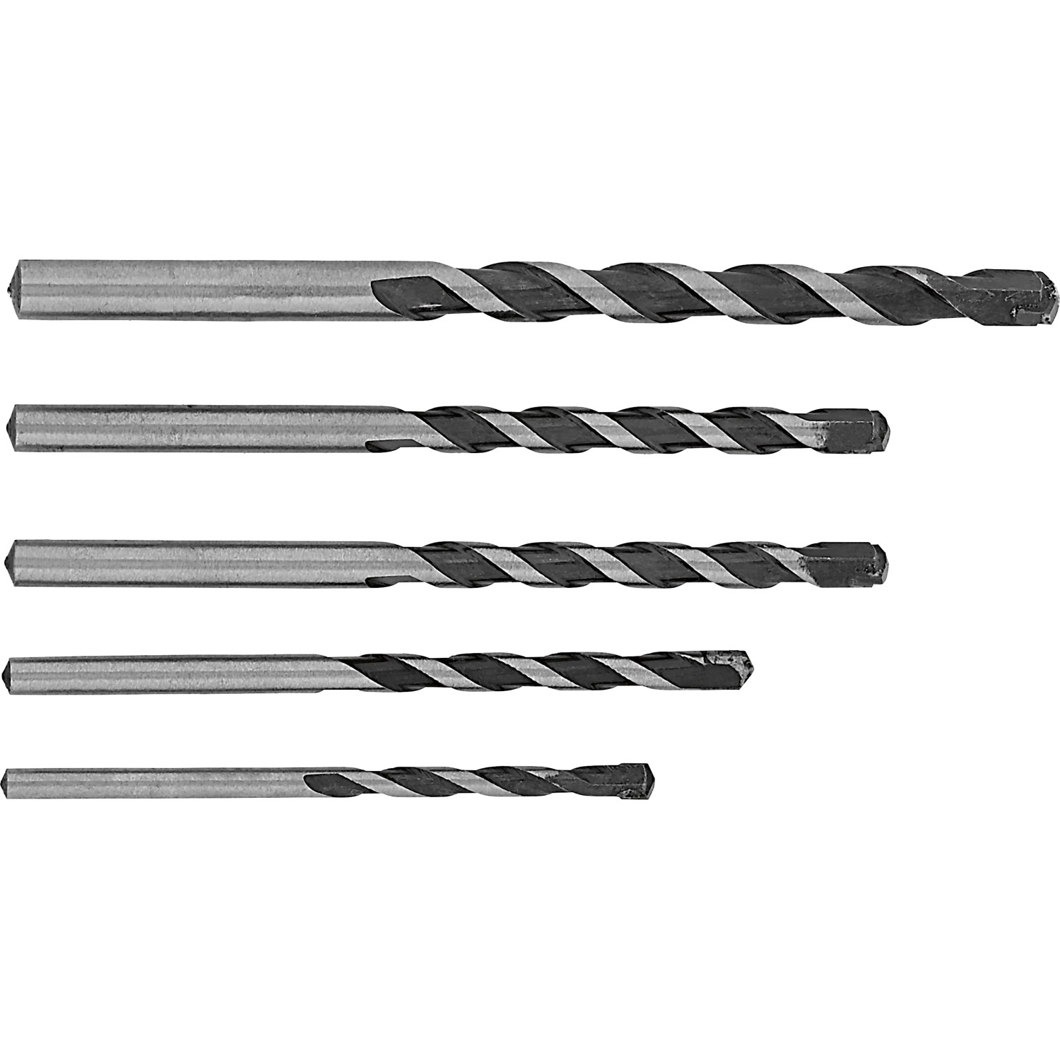 E-shop LUX-TOOLS Súprava komb. vrtákov zo spekaného karbidu Classic Ø 4 mm-8 mm, 5-diel