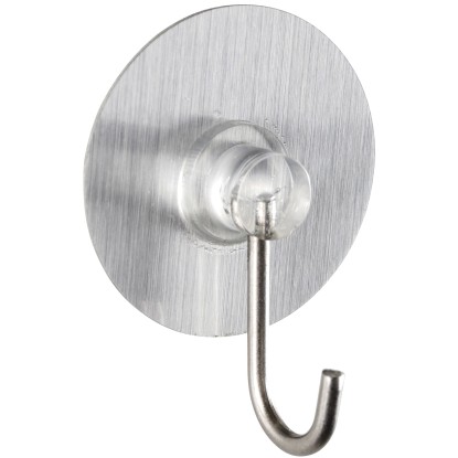 Wenko Háčik na stenu Static-Loc vzhľad ušľachtilej oceľe súprava 4 ks