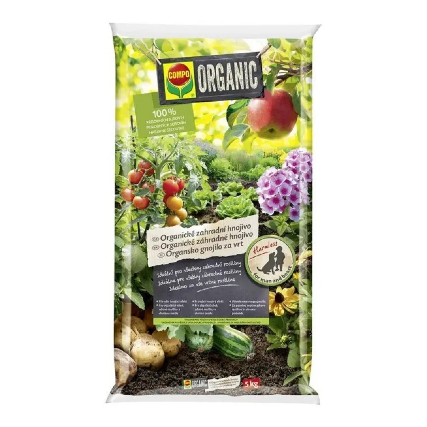 E-shop COMPO Organické záhradné hnojivo 5 kg
