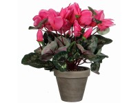 Mica Decorations Umelá kvetina Cyclamen ružová 30 cm