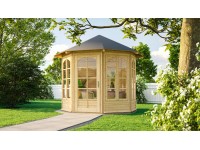 Weka Drevený záhradný altánok 234 A so 4 oknami, 336 x 365 x 300 cm Weka Drevený záhradný altánok 234 A so 4 oknami, 336 x 365 x 300 cm