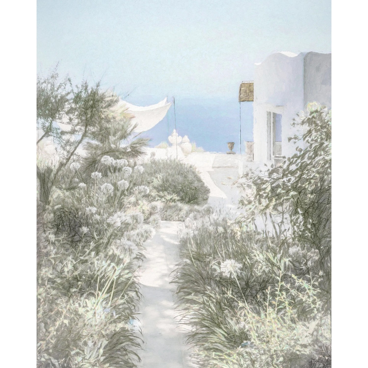 E-shop Komar Vliesová fototapeta Azúrové pobrežie, 200 x 250 cm