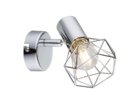GLOBO Nástenné svietidlo XARA I chróm E14 40 W 100 x 130 x 150 mm