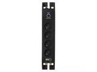 Emos Prepäťová ochrana 1800J, 4 zásuvky, čierna, 2 m