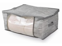 Mäkký úložný box na odevy s priehľadom, 2 farby, 60 x 45 x 30 cm