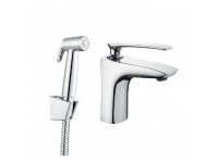 Rubineta Umývadlová batéria Aero-17 s bidetovou sprškou, chróm