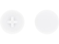 Plastová krytka na skrutky TX10 biela pr. 11 mm, 30 ks