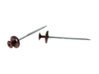 Onduline Vŕtací Tex strešný vrut hnedý 60 x 3,9 mm, 100 ks