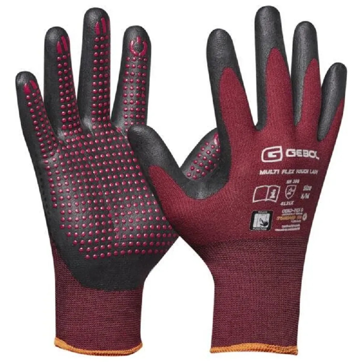 E-shop GEBOL Dámske pracovné rukavice Multi Flex Touch Lady, veľ. 7/S