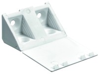 Hettich Dvojitá rohová spojka, biela, 12 ks, 20 x 43 x 20 mm