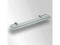 Bemeta Sklenená polička OMEGA s výklopnou hrazdou 600 x 55 x 130 mm