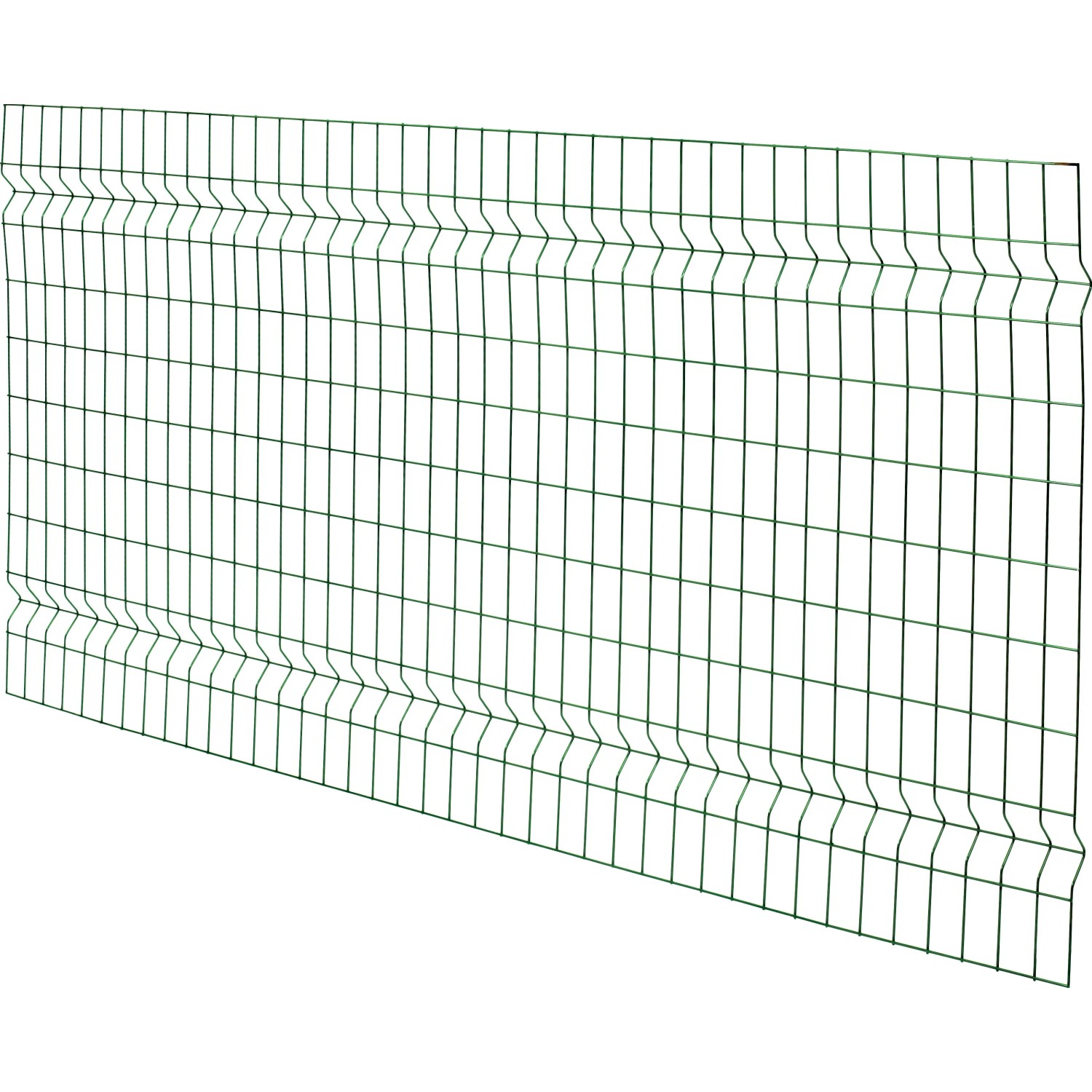 E-shop Jednoduché zvárané 3D pletivo zelená 100 x 200 cm