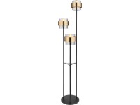 GLOBO Stojaca lampa MILLEY čierna E27 60 W pr. 430 x 1670 mm
