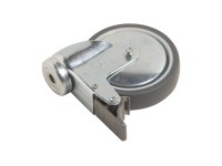 OBI Otočné koliesko s otvorom, brzdou a klzným ložiskom, pr. 100 mm, 55 kg