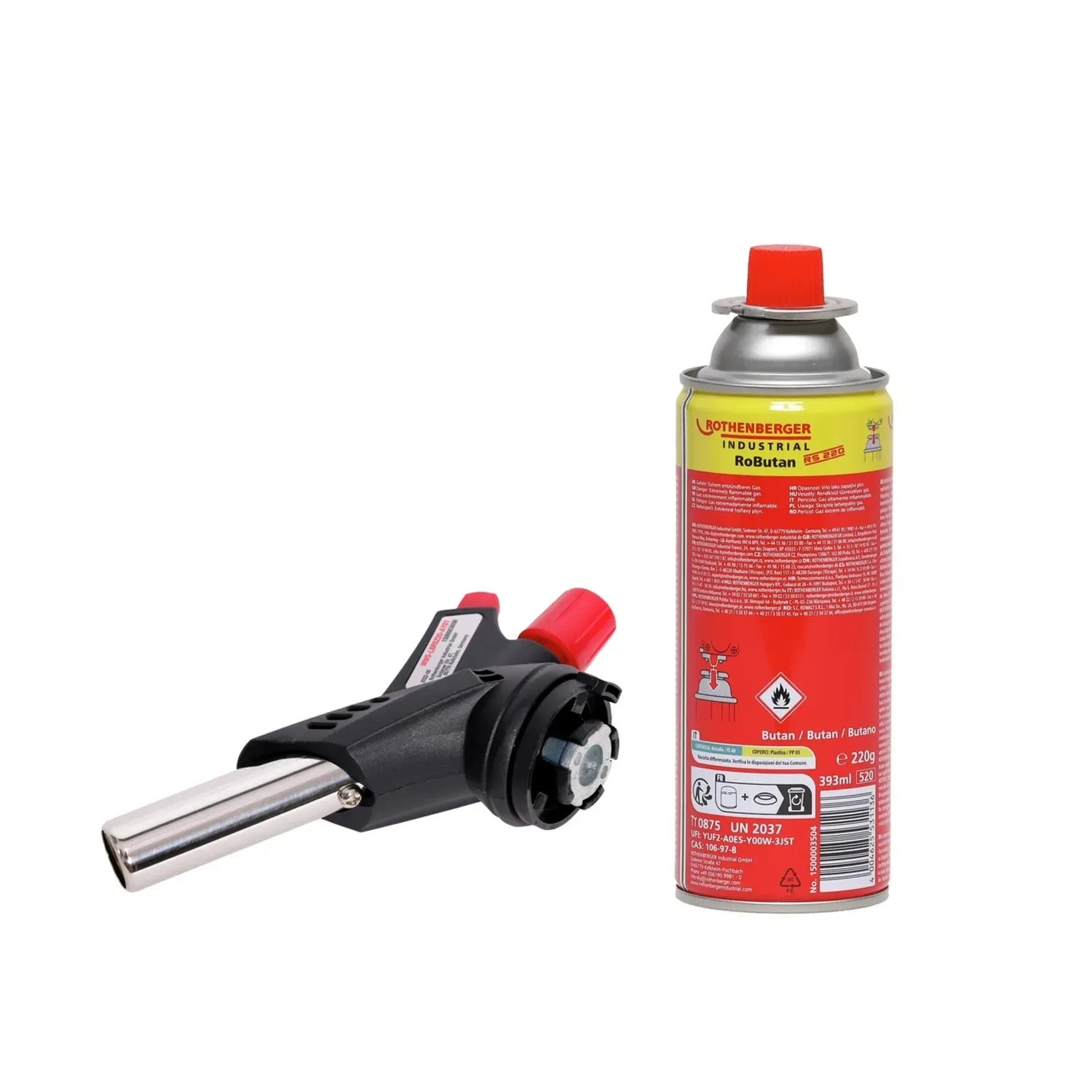 E-shop Rothenberger Súprava plynového horáka a 1 kartuša RS 220 Kit