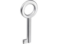 Hettich Drážkovaný kľúč matná poniklovaná oceľ