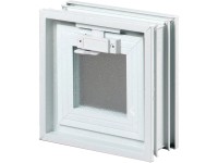 Fuchs Design Plastové okno namiesto 1 luxferu 19 x 19 x 8 cm, 18,9 x 18,9 x 8 cm